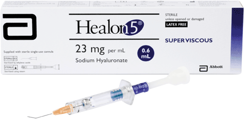 Вискоадаптивный вискоэластик Johnson & Johnson США HEALON 5  (2.3% гиалуронат натрия)