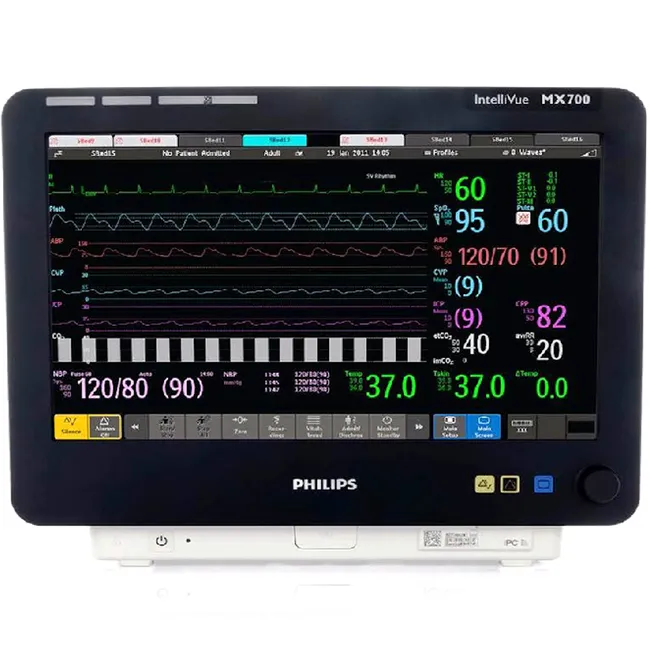 Монитор пациента прикроватный Philips IntelliVue MX700 модульный