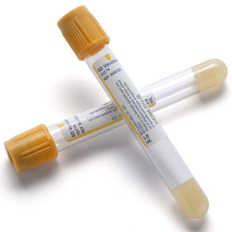 Пробирки с разделительным гелем для сыворотки BD Vacutainer® SST™II Advance