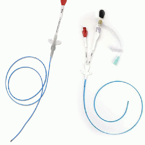 Периферически имплантируемые центральные венозные катетеры PICC с клапаном Groshong